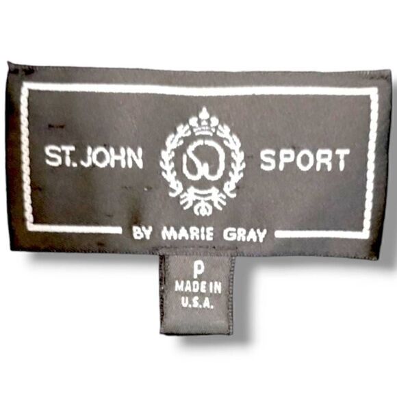 St John Womens Jacket Sz P Black Red Ladybug Buttons & Lining‎ Cuffs Business - Picture 9 of 13